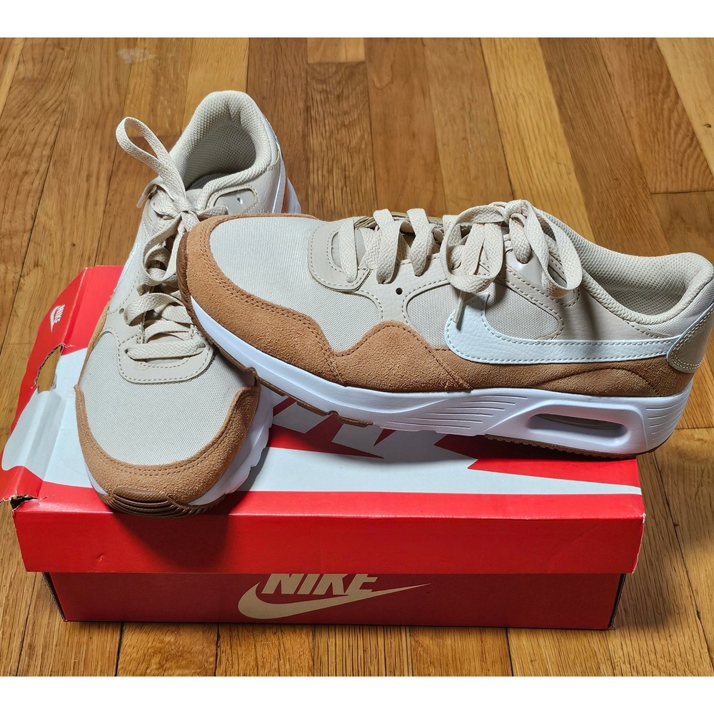 Nike Air Max SC Womens Sanddrift Summit White Sneakers CW4554-119 Size 9 EUC